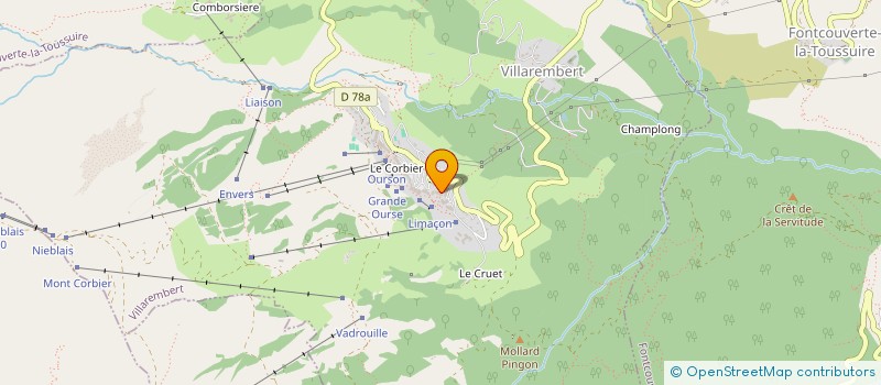 localisation de l'entreprise MADAME GUICHARD DUVERNEY  VILLAREMBERT