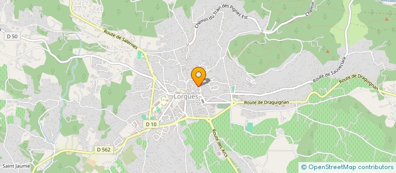 localisation de l'entreprise MADAME GUIDO TORNIOR  LORGUES