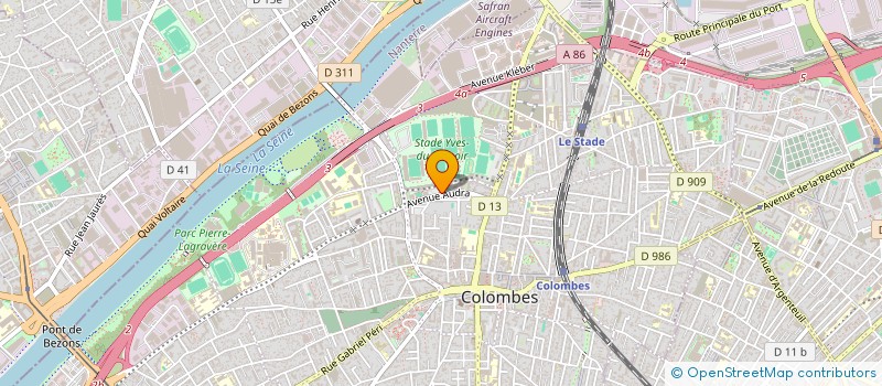 localisation de l'entreprise MADAME GUIGMA AMINATA  COLOMBES