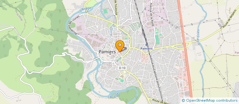 localisation de l'entreprise MADAME GUILAINE ANGUE ONDO MILLOT à PAMIERS