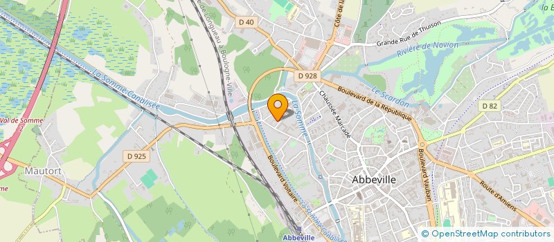 localisation de l'entreprise MADAME GUILAINE COURTOIS à ABBEVILLE