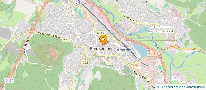 localisation de l'entreprise MADAME GUILAINE DIDIER  EPINAL