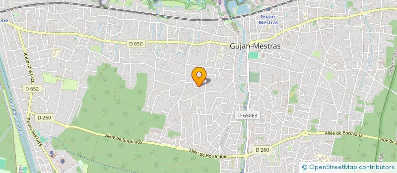 localisation de l'entreprise MADAME GUILAINE GUIRADO  GUJAN-MESTRAS