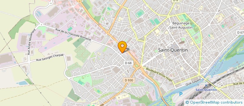 localisation de l'entreprise MADAME GUILAINE HECQUET à SAINT-QUENTIN