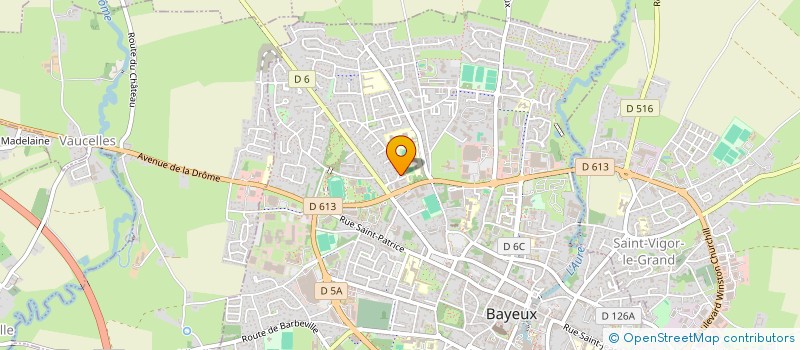 localisation de l'entreprise MADAME GUILAINE HOUOT  BAYEUX