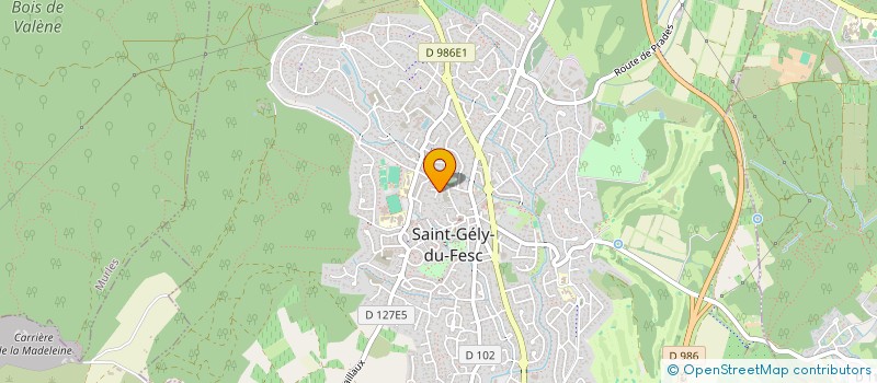 localisation de l'entreprise MADAME GUILAINE JANECZEK  SAINT-GELY-DU-FESC