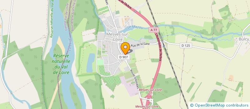 localisation de l'entreprise MADAME GUILAINE JULIEN à MESVES SUR LOIRE
