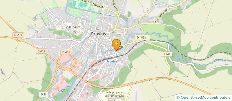 localisation de l'entreprise MADAME GUILAINE LEFEVRE  PROVINS