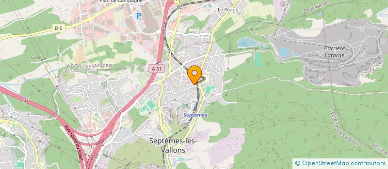 localisation de l'entreprise MADAME GUILAINE PITON à SEPTEMES-LES-VALLONS