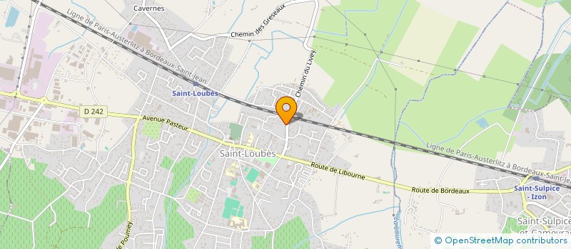 localisation de l'entreprise MADAME GUILAINE ROUSSEAU  SAINT-LOUBES