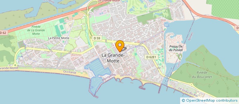 localisation de l'entreprise MADAME GUILENE DUBOIS à LA GRANDE-MOTTE