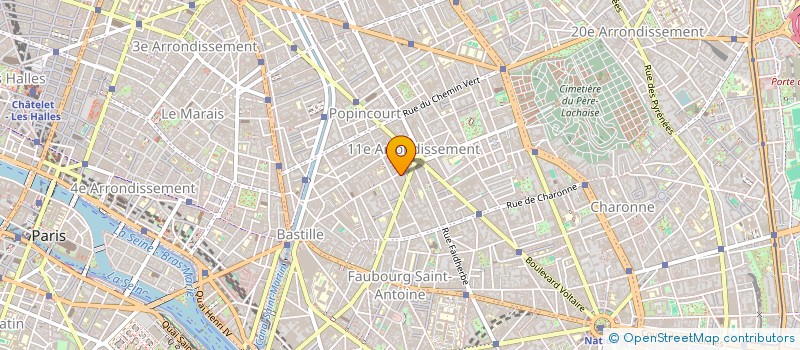 localisation de l'entreprise MADAME GUILHERMINA RODRIGUES  PARIS