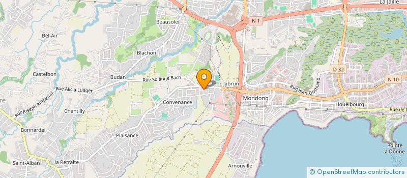 localisation de l'entreprise MADAME GUILLAINE CREANTOR  BAIE MAHAULT