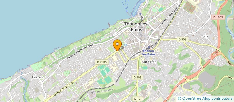 localisation de l'entreprise MADAME GUILLAINE MARCHAIS à THONON-LES-BAINS