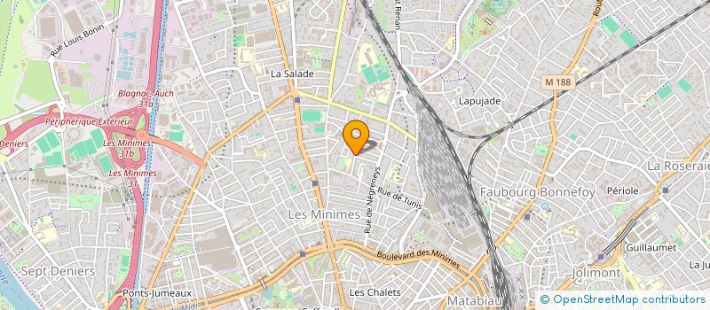 localisation de l'entreprise MADAME GUILLAUMR NILHE CASTEL à TOULOUSE