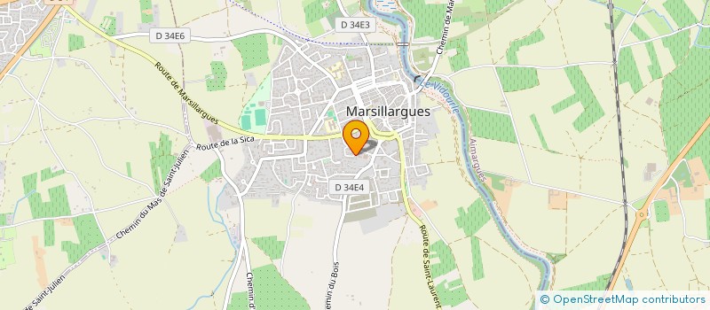 localisation de l'entreprise MADAME GUILLEMETTE ANFOND à MARSILLARGUES