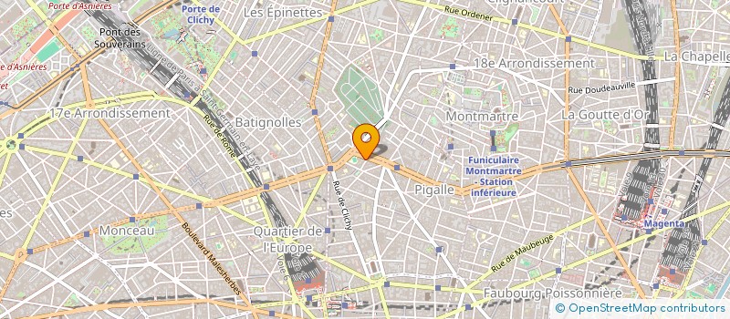 localisation de l'entreprise MADAME GUILLEMETTE BOURDON  PARIS