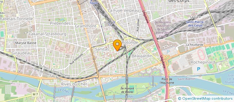 localisation de l'entreprise MADAME GUILLEMETTE CHAUMEL  TOURS