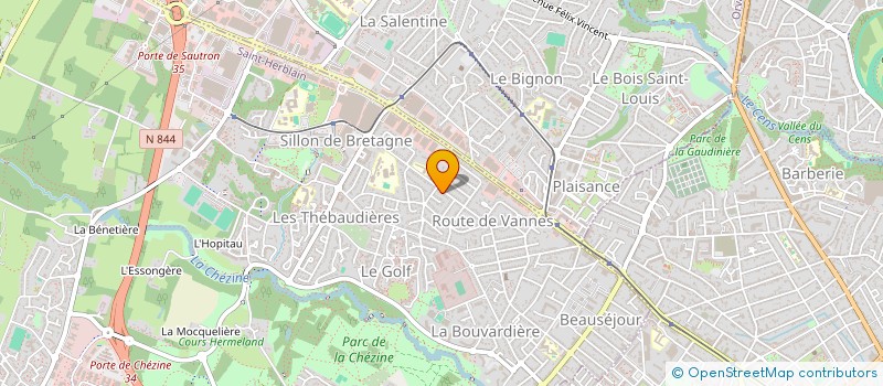 localisation de l'entreprise MADAME GUILLEMETTE CHEBROU DE LA ROULIERE à SAINT-HERBLAIN