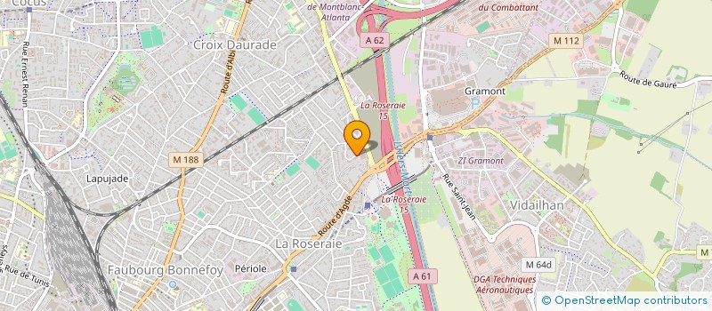 localisation de l'entreprise MADAME GUILLEMETTE COPPALLE à TOULOUSE