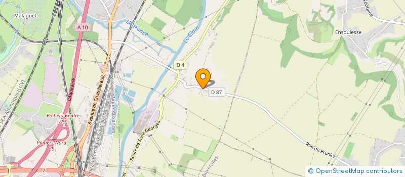 localisation de l'entreprise MADAME GUILLEMETTE DE BONY  CHASSENEUIL-DU-POITOU