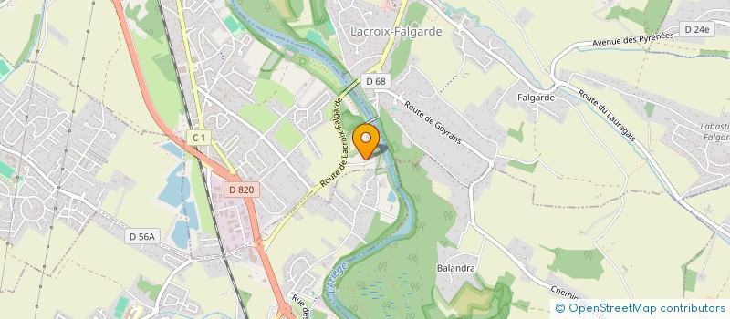 localisation de l'entreprise MADAME GUILLEMETTE DE MONTS DE SAVASSE  PINSAGUEL