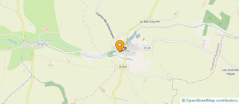 localisation de l'entreprise MADAME GUILLEMETTE DE TERRAS à COUETRON-AU-PERCHE