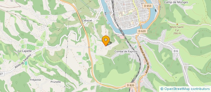 localisation de l'entreprise MADAME GUILLEMETTE DELACOUTE  CAHORS