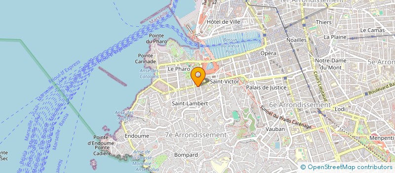 localisation de l'entreprise MADAME GUILLEMETTE DOUCET  MARSEILLE