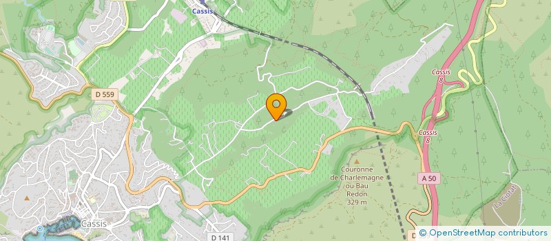 localisation de l'entreprise MADAME GUILLEMETTE FERRIER  CASSIS