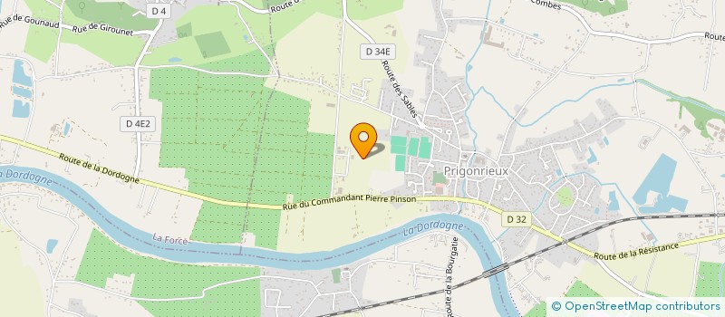 localisation de l'entreprise MADAME GUILLEMETTE GUICHARD  PRIGONRIEUX