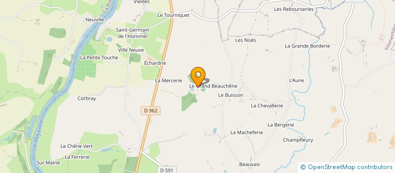 localisation de l'entreprise MADAME GUILLEMETTE JARNOUEN  FROMENTIERES