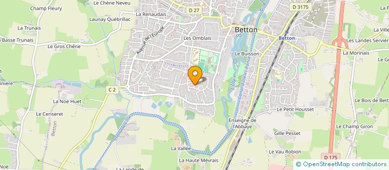 localisation de l'entreprise MADAME GUILLEMETTE JUGUE  BETTON