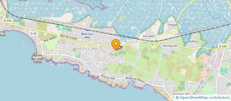 localisation de l'entreprise MADAME GUILLEMETTE LE GARS  BATZ-SUR-MER