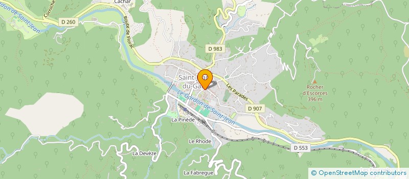 localisation de l'entreprise MADAME GUILLEMETTE MARQUET  AFFORTIT  SAINT-JEAN-DU-GARD