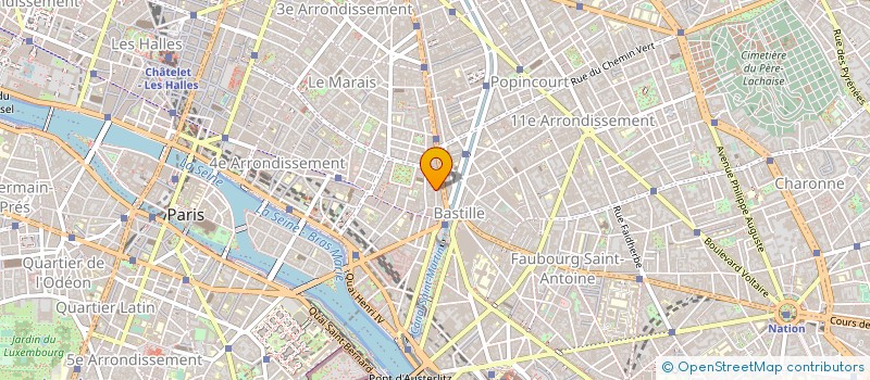 localisation de l'entreprise MADAME GUILLEMETTE MORIN  PARIS