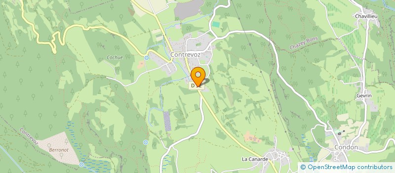 localisation de l'entreprise MADAME GUILLEMETTE MOUNIER à CONTREVOZ