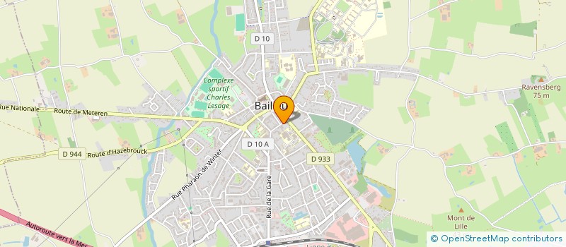 localisation de l'entreprise MADAME GUILLEMETTE PIPART à BAILLEUL