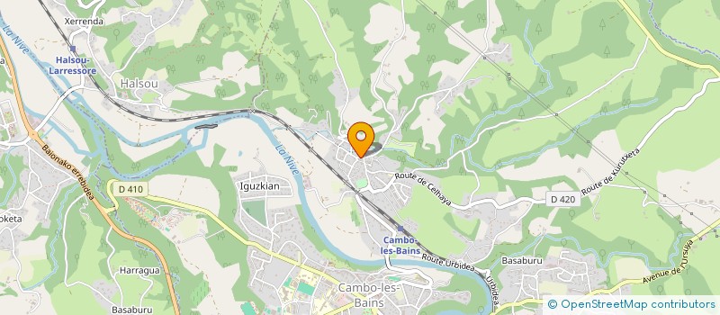 localisation de l'entreprise MADAME GUILLEMETTE POCECCO à CAMBO-LES-BAINS