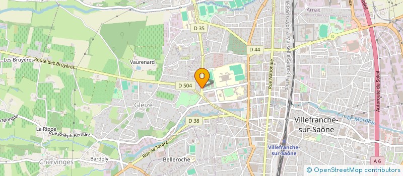 localisation de l'entreprise MADAME GUILLEMETTE RETY  VILLEFRANCHE-SUR-SAONE