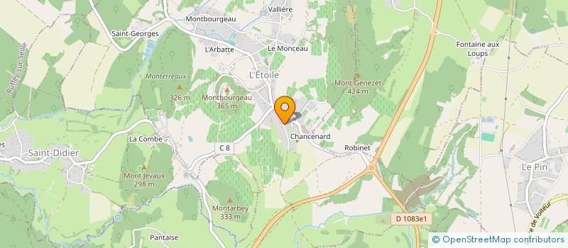 localisation de l'entreprise MADAME GUILLEMETTE SPIES  L'ETOILE