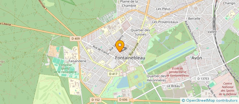 localisation de l'entreprise MADAME GUILLEMETTE VAN DEN BOSSCHE à FONTAINEBLEAU