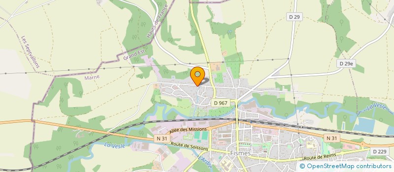 localisation de l'entreprise MADAME GUILLOT WITZ  CHAUMUZY