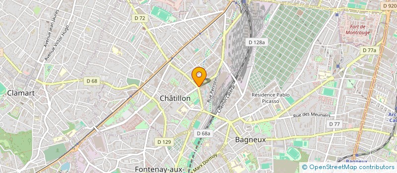 localisation de l'entreprise MADAME GUIOMAR GOMEZ à CHATILLON