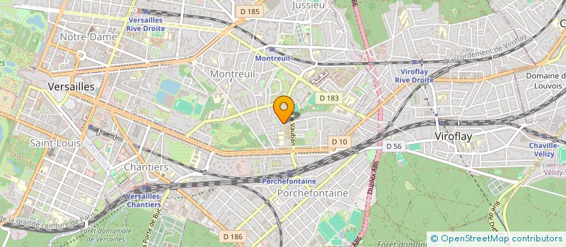 localisation de l'entreprise MADAME GUIRLAINE FRANCOIS à VERSAILLES