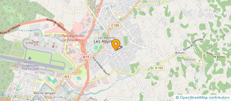 localisation de l'entreprise MADAME GUIRLANDE DAPHINIS à LES ABYMES