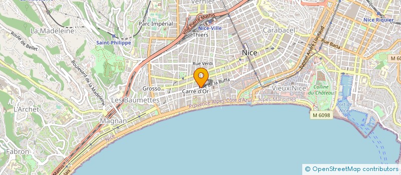 localisation de l'entreprise MADAME GUISEPPINA FORTUNA à NICE