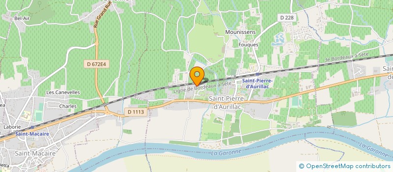 localisation de l'entreprise MADAME GUISLAINE DELCOURT  SAINT-PIERRE-D'AURILLAC