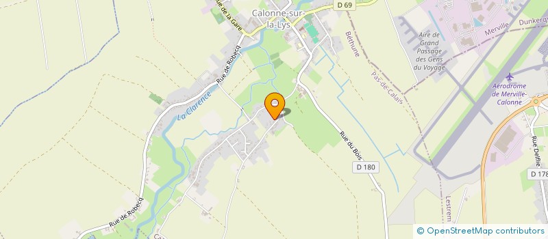 localisation de l'entreprise MADAME GUISLAINE DRANCOURT  CALONNE-SUR-LA-LYS