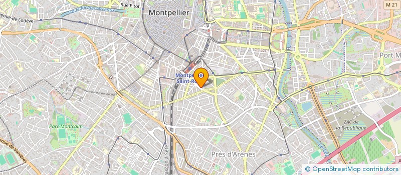 localisation de l'entreprise MADAME GUISLAINE KUSTOSZ à MONTPELLIER